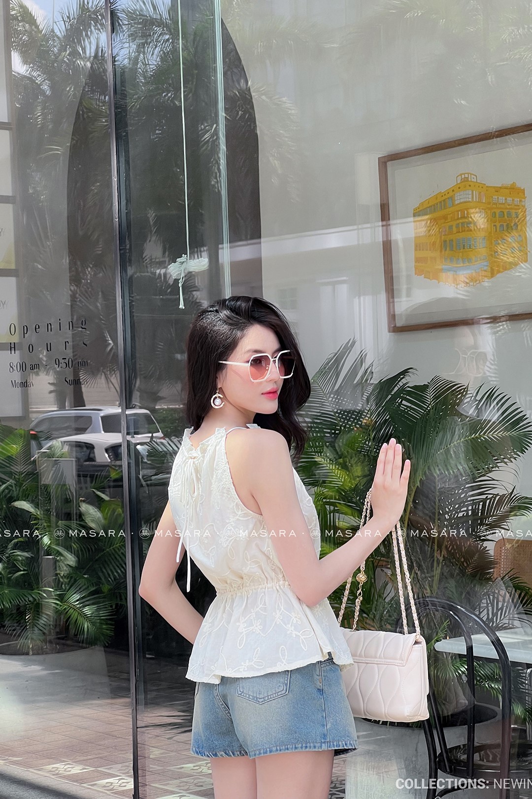 QUẦN VÁY JEAN XANH RÊU NHẠT