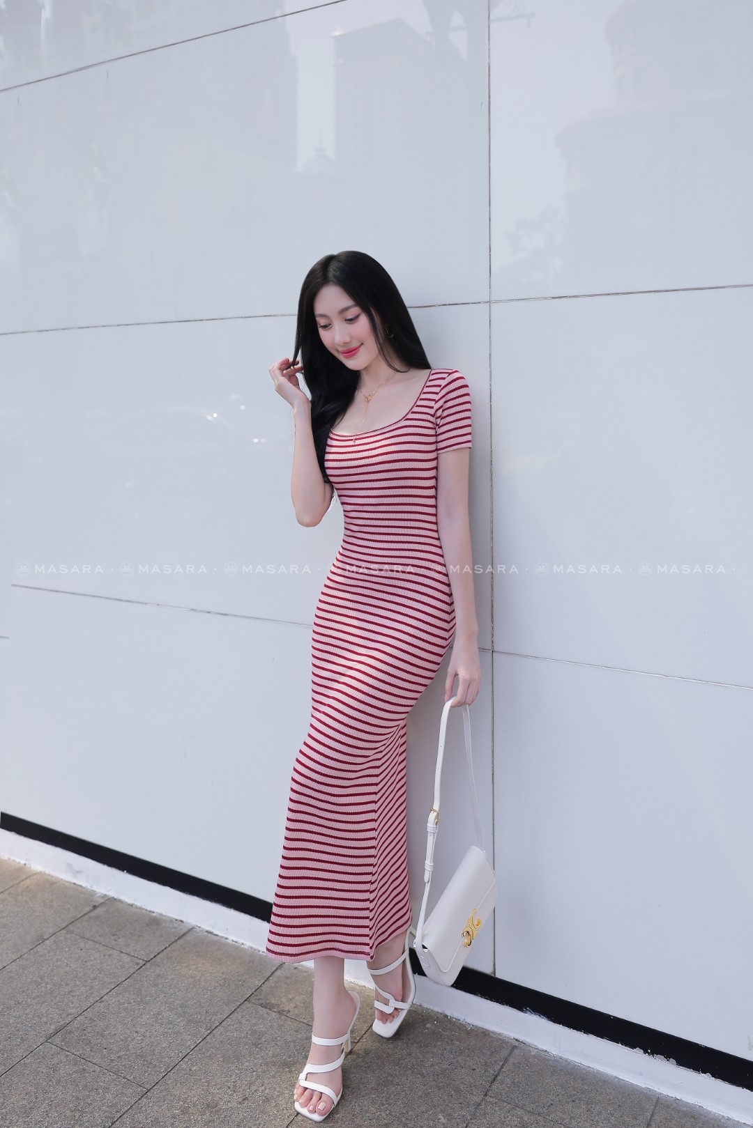 Váy Suông Kẻ Ngang, thời trang nữ | Shopee Việt Nam