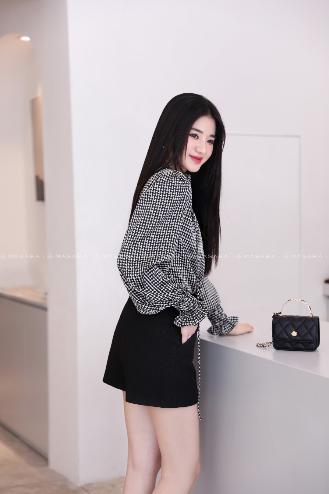 ÁO LỤA KIMONO ZICZAC  + CHOCKER