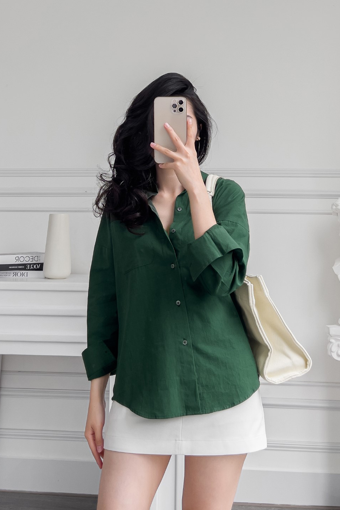 Giảm giá Váy caro xanh lá cổ vuông dễ thương - Sunnie Clothings SUN14 - Mua  Thông Minh