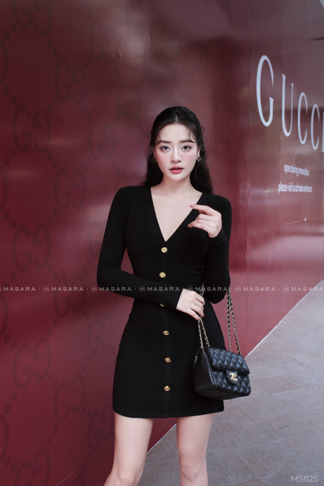 ĐẦM TAY DÀI MD825