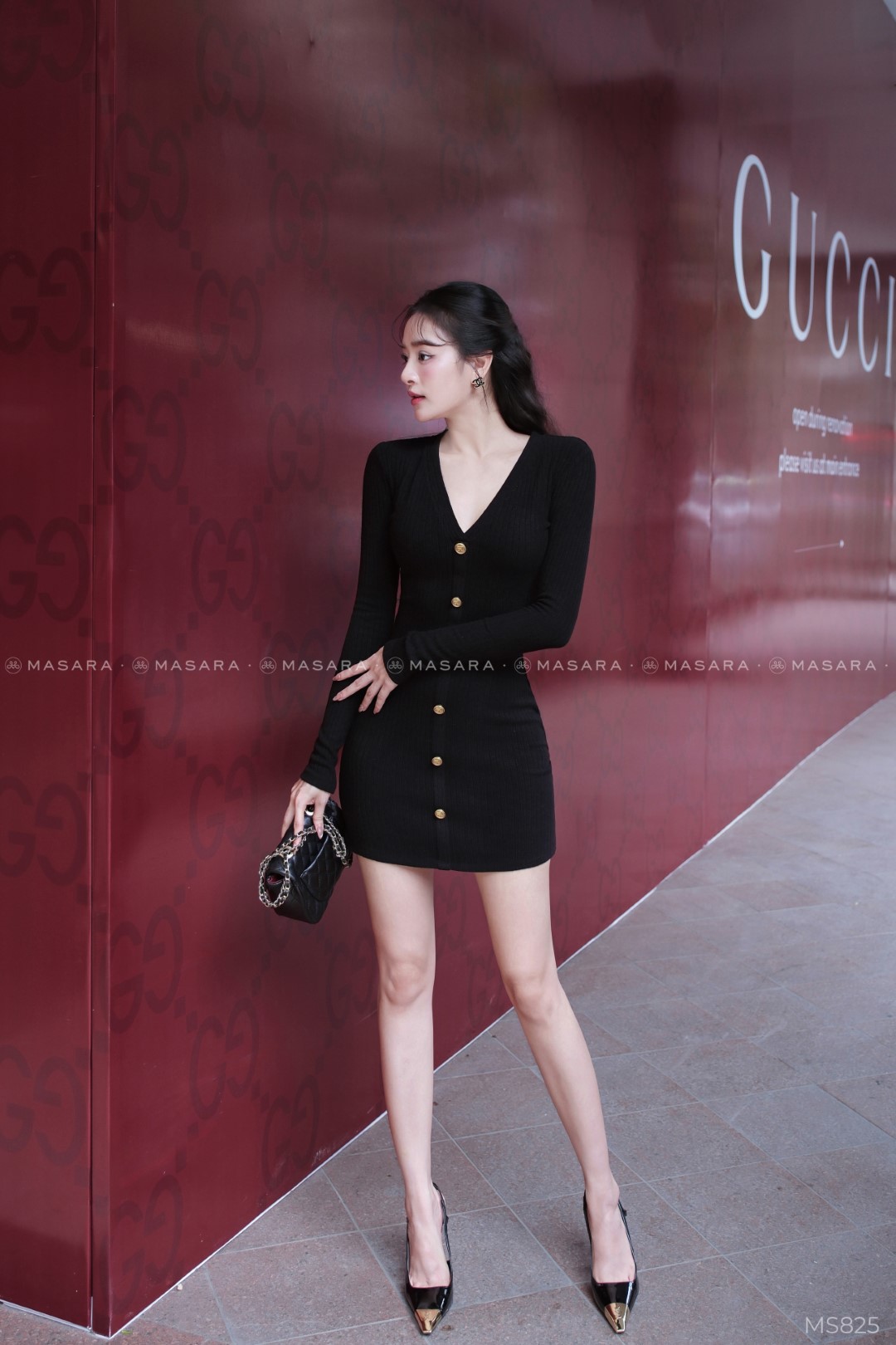 ĐẦM TAY DÀI MD825