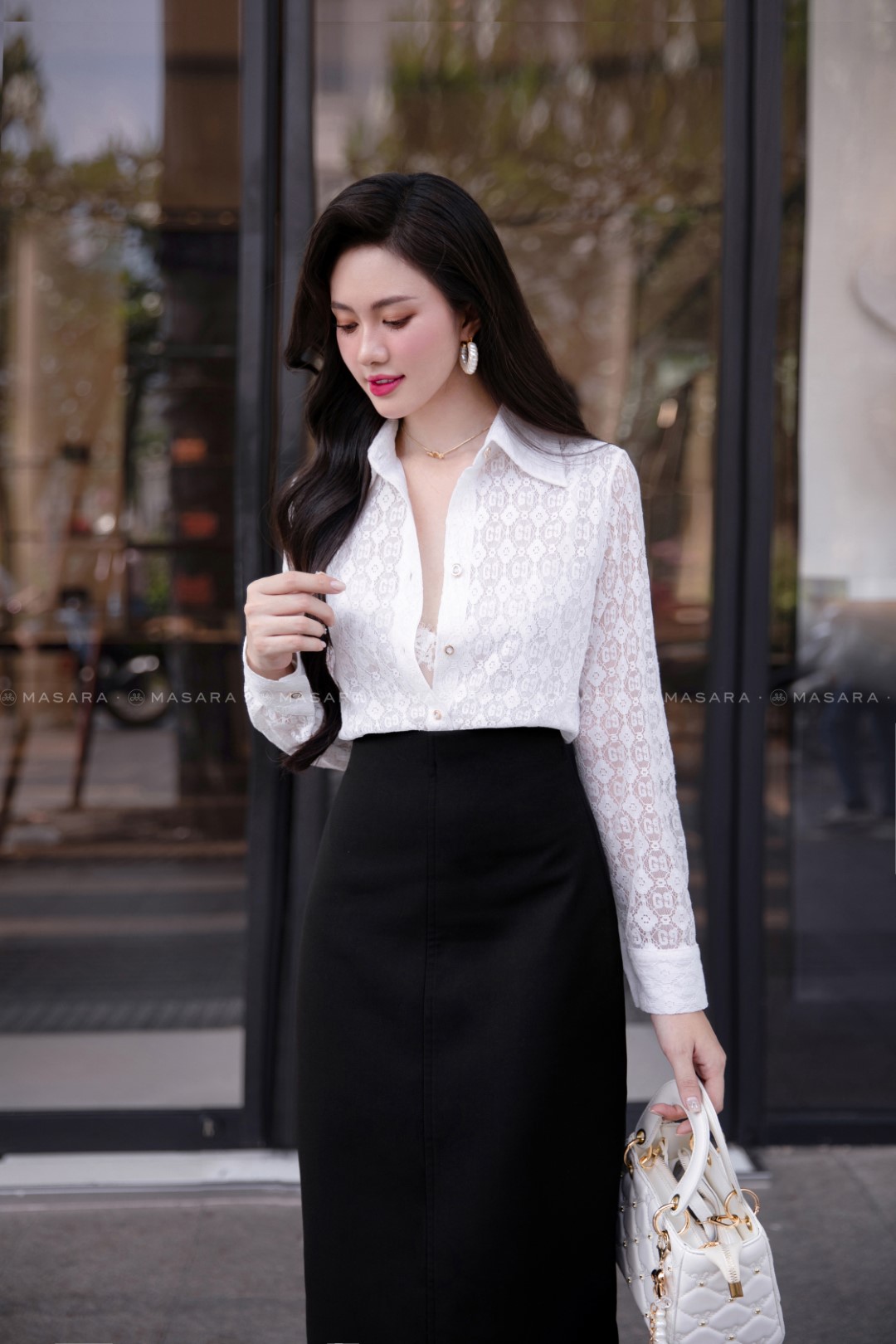 SƠ MI REN GG TRẮNG