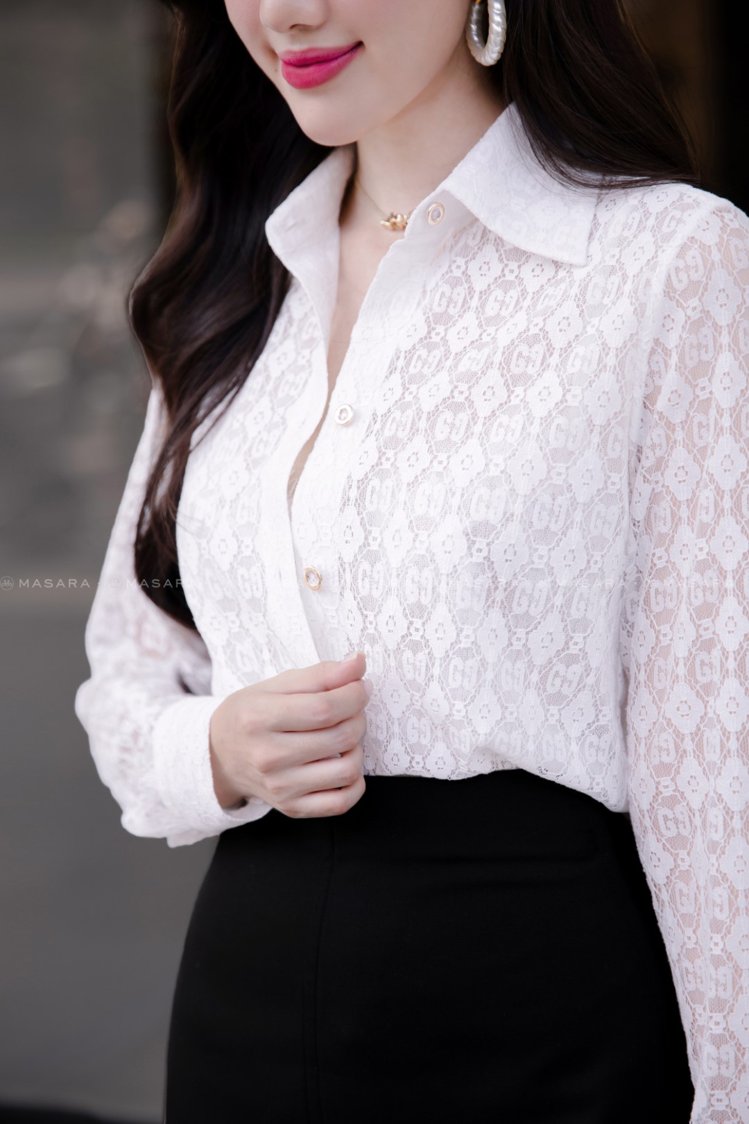 SƠ MI REN GG TRẮNG