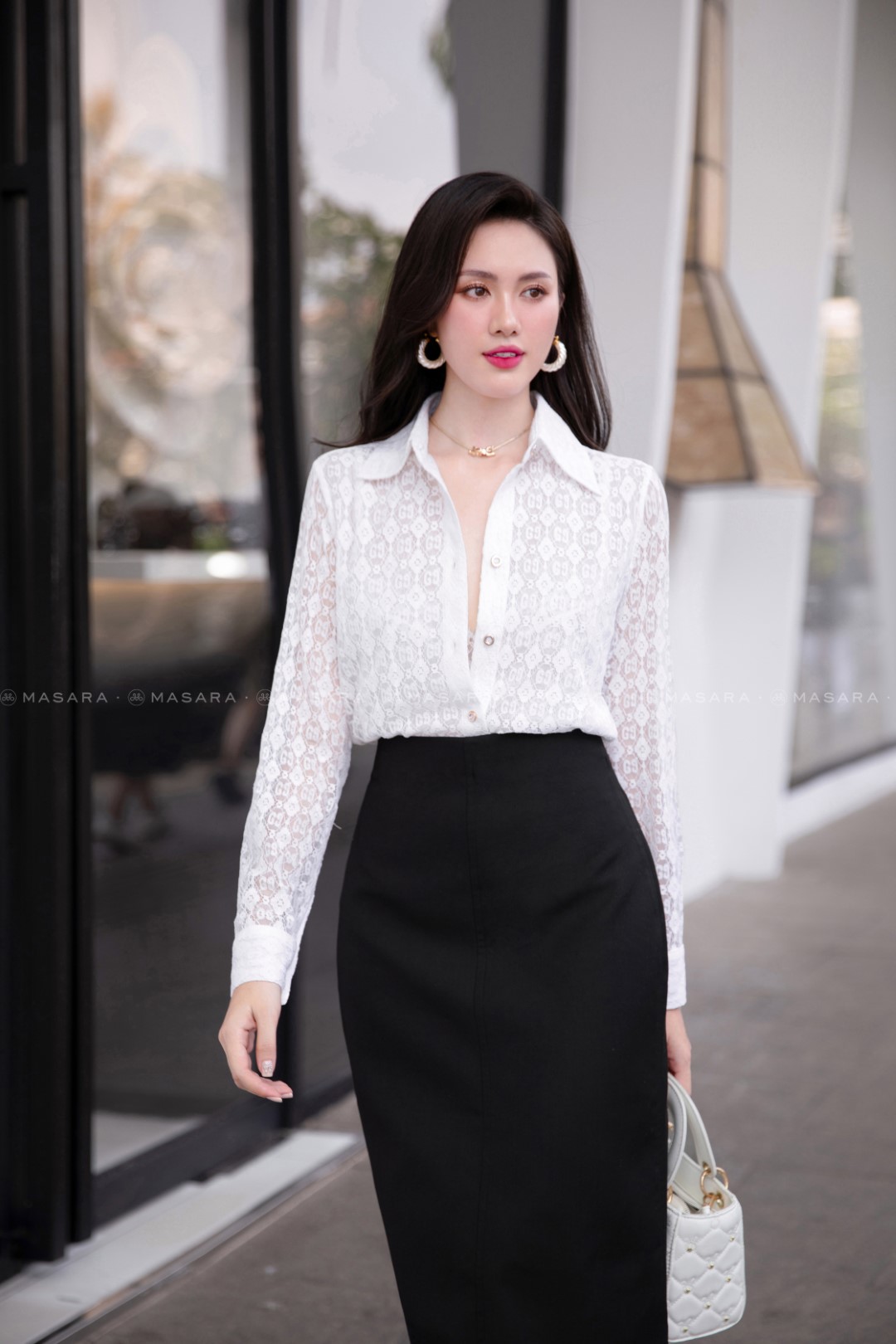 SƠ MI REN GG TRẮNG