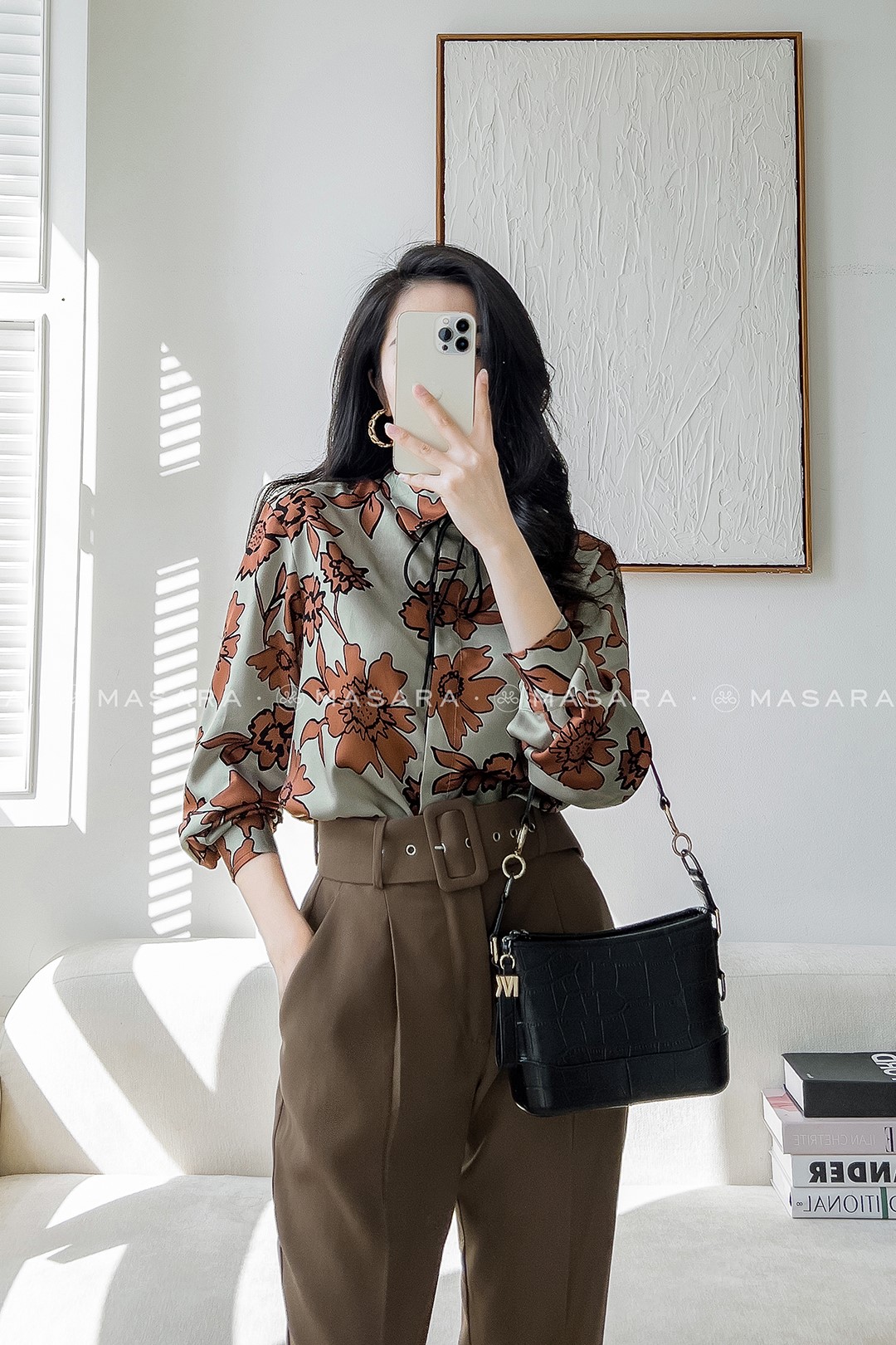 QUẦN TUYT-SI KÈM THẮT LƯNG MÀU NÂU