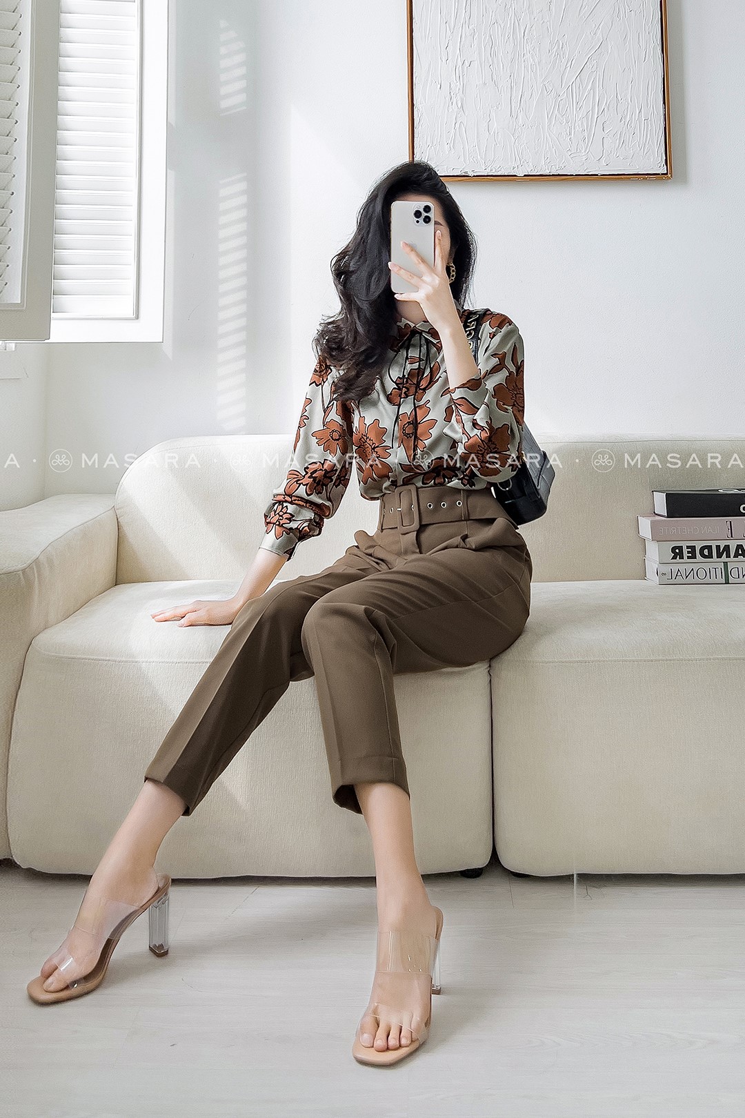 QUẦN TUYT-SI KÈM THẮT LƯNG MÀU NÂU