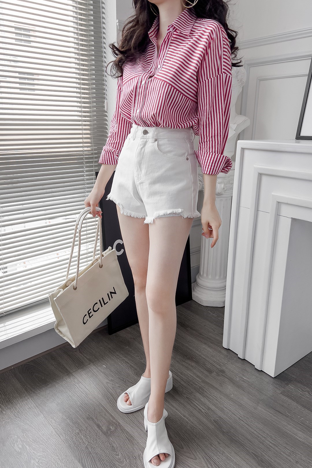 SƠ MI CÁNH DƠI KẺ ĐỎ