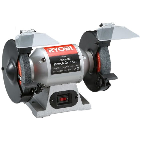 Máy Mài Để Bàn 250W- 150Mm (Dùng Điện) Ryobi Hbg-6E