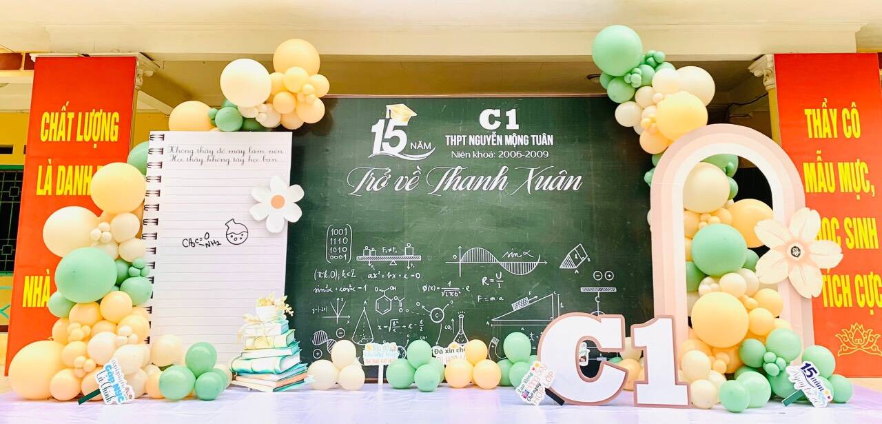 Backdrop họp lớp phông họp lớp đẹp