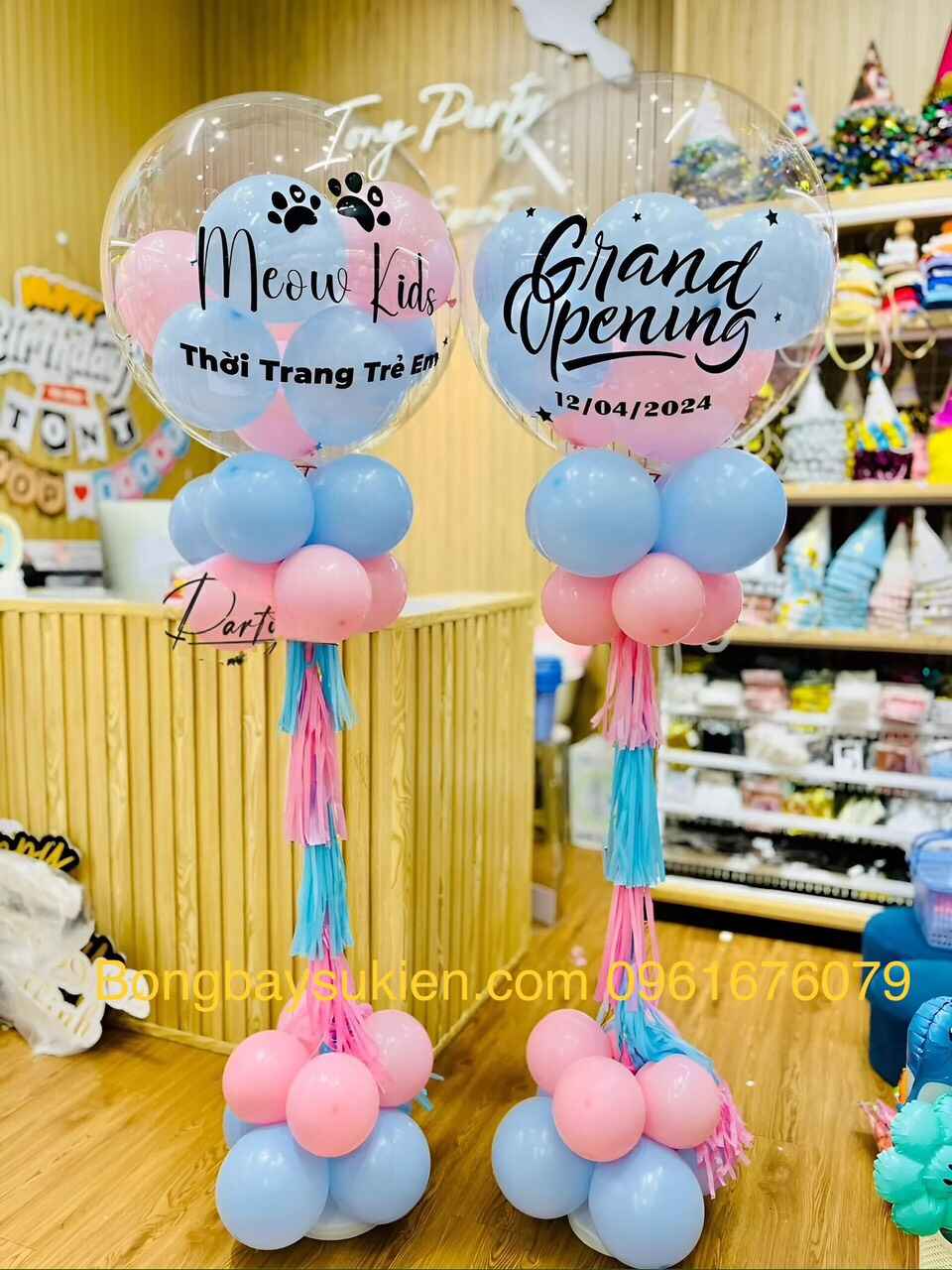 Bóng Bay Trang Trí Khai Trương Tại Cầu Giấy