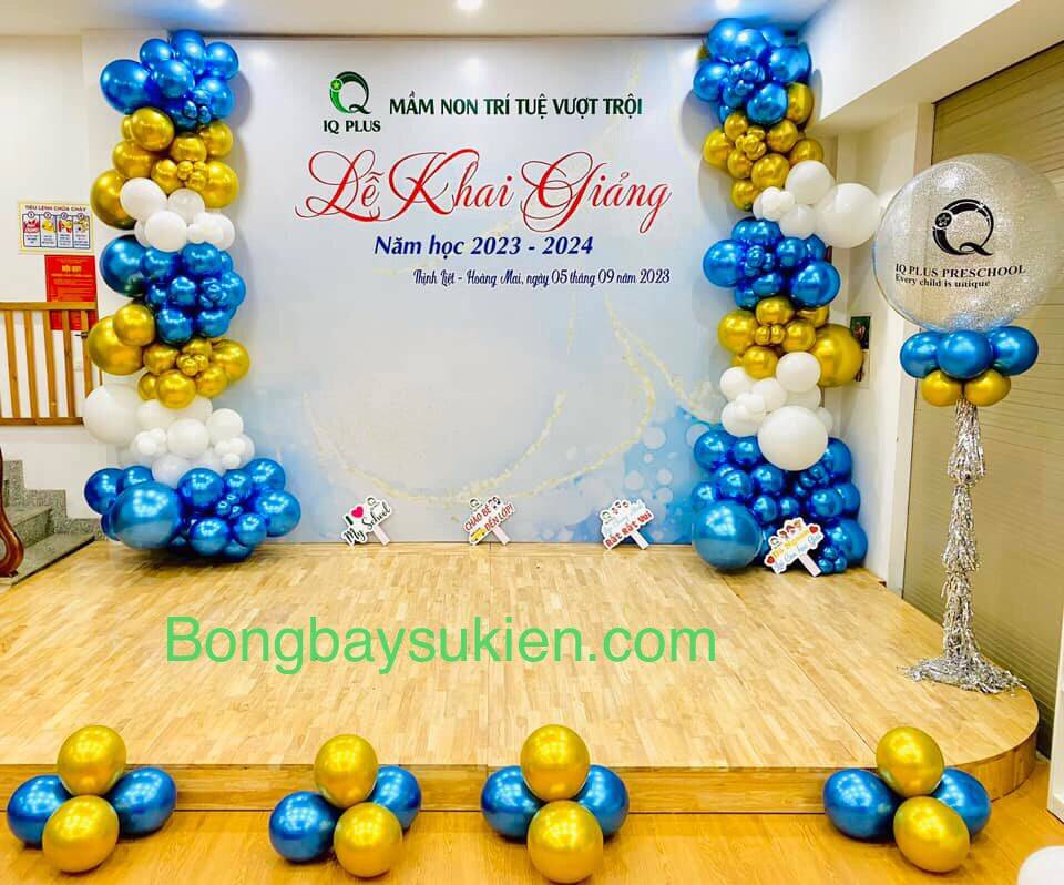 Trang Trí Bóng Bay Lễ Khai Giảng Tại Hà Đông