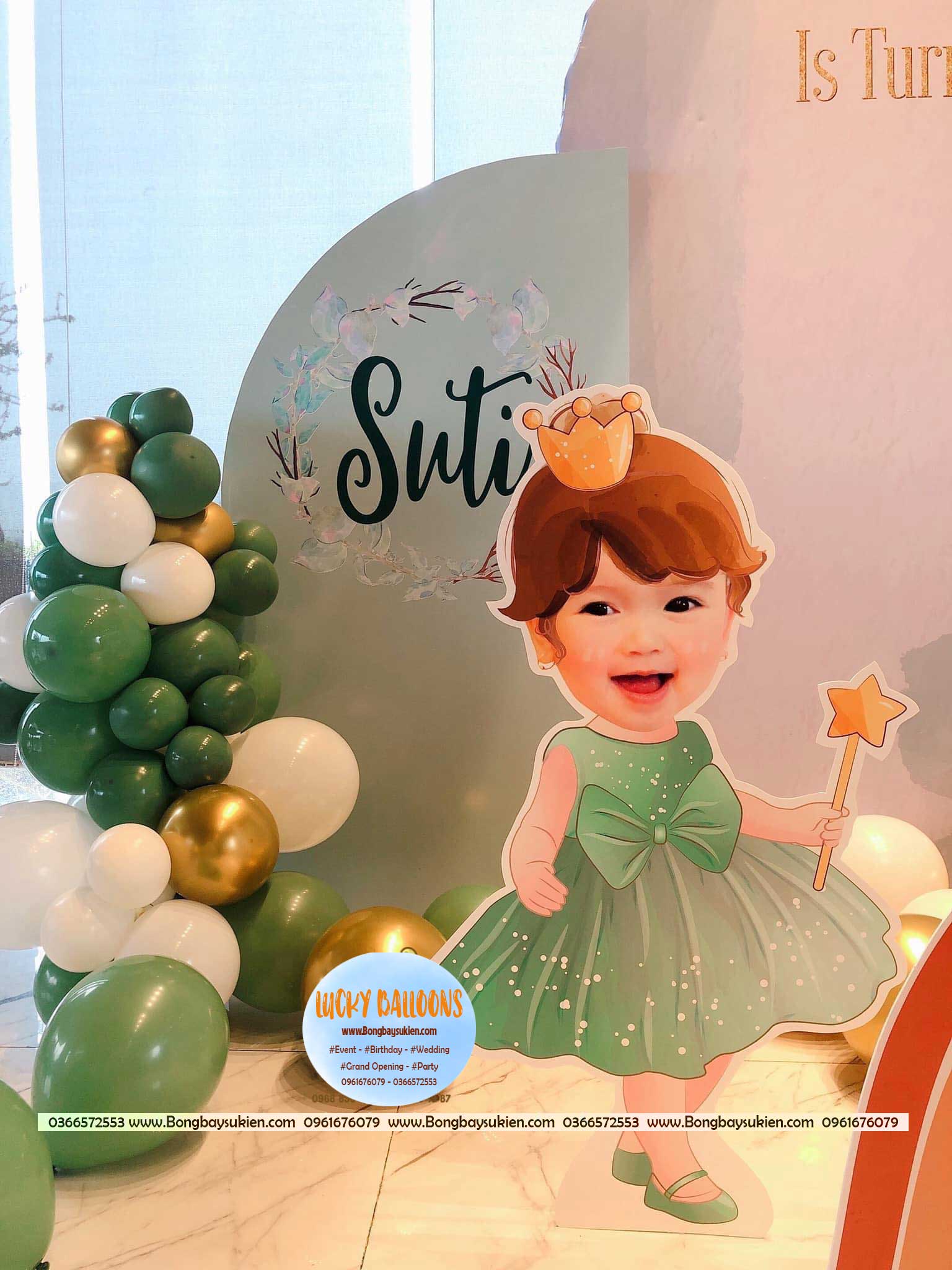Mẫu trang trí sinh nhật cho bé gái đơn giản mà đẹp lung linh