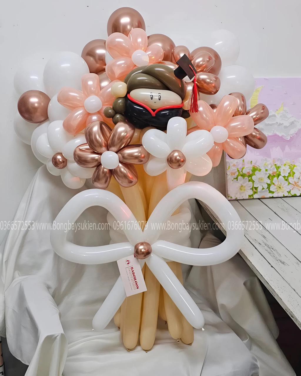 Mẫu Hoa Bóng Bay Tốt Nghiệp Đẹp Ý Nghĩa