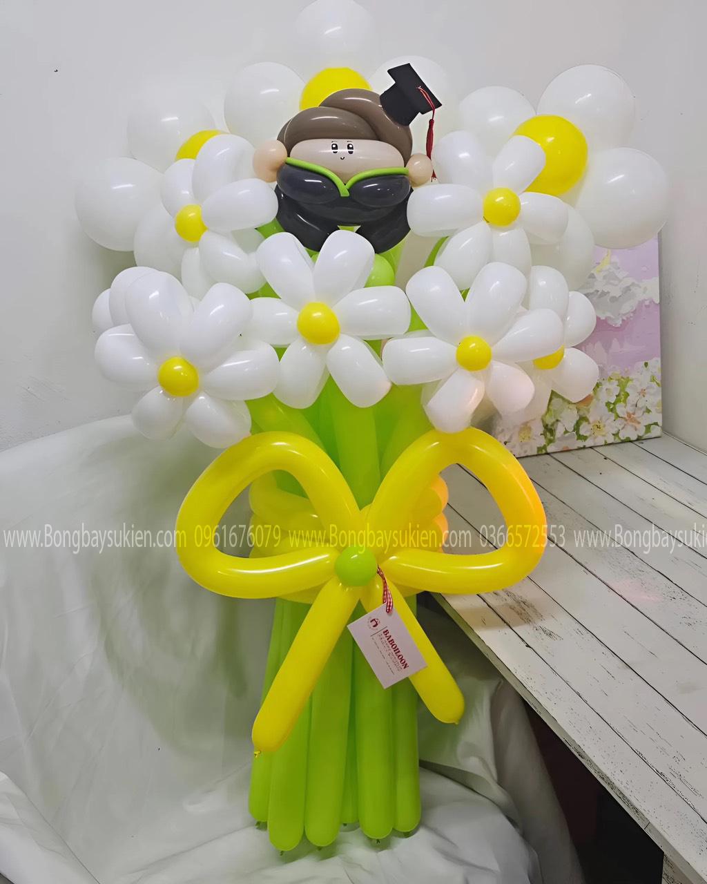 Mẫu Hoa Bóng Bay Tốt Nghiệp Đẹp Ý Nghĩa
