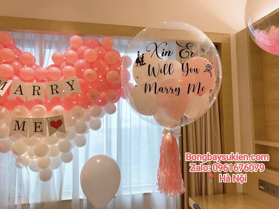 Dịch Vụ Trang Trí Cầu Hôn Marry Me Trọn Gói Tại Cầu Giấy Hà Nội