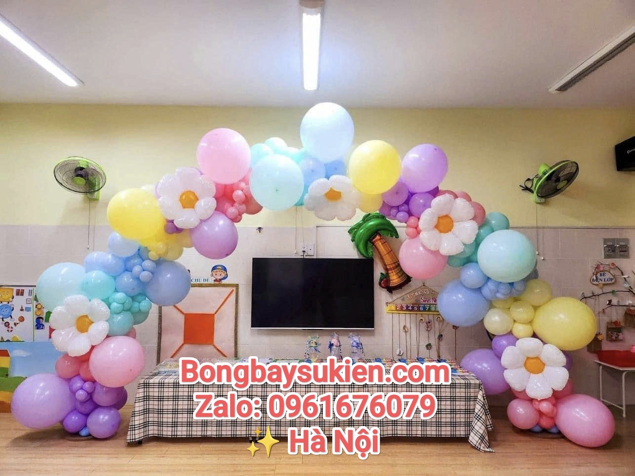 Top 50 Mẫu Trang Trí Cổng Bóng Bay Khai Giảng Mầm Non Đẹp Nhất Hà Nội