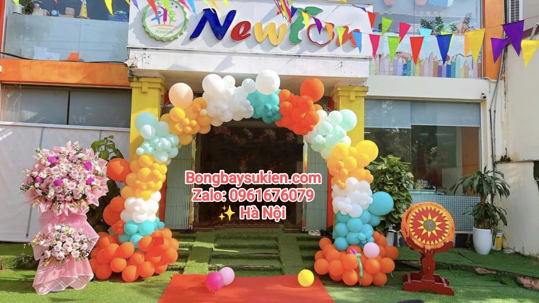 Những mẫu trang trí bóng bay khai giảng năm học mới tại Hà Nội