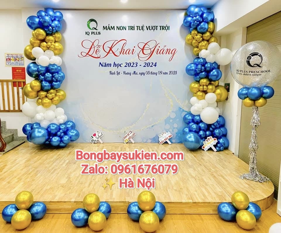 Trang Trí Cổng Chào Bóng Bay Khai Giảng Năm Học Mới Tại Hà Nội