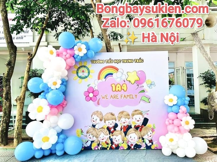 Trang Trí Cổng Chào Bóng Bay Khai Giảng Năm Học Mới Tại Hà Nội