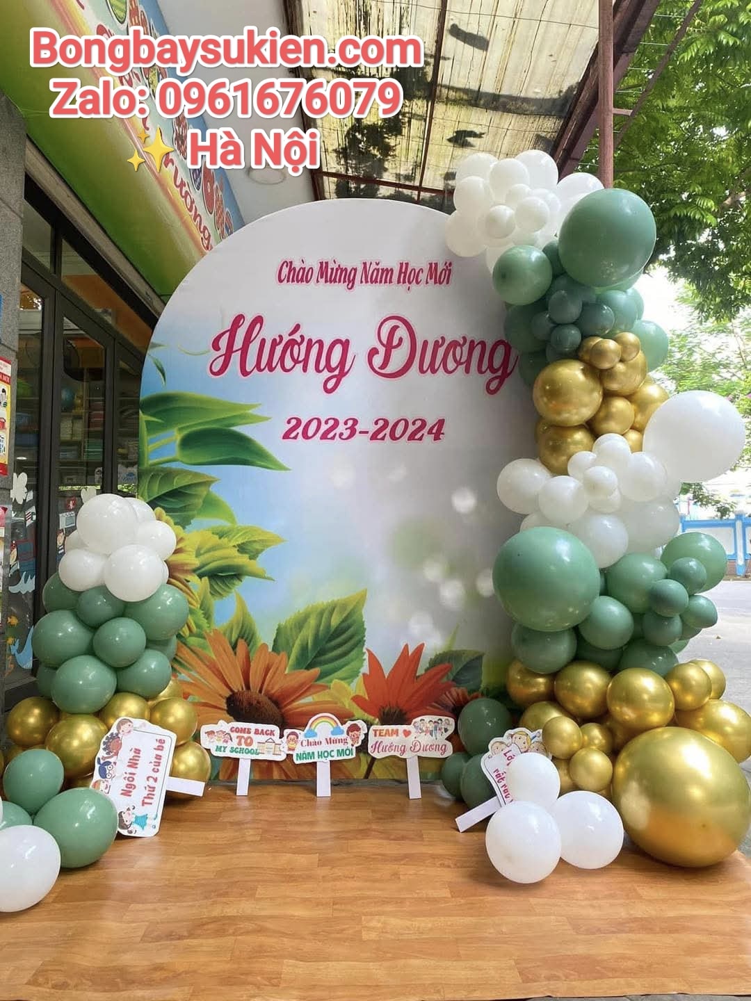 Trang Trí Cổng Chào Bóng Bay Khai Giảng Năm Học Mới Tại Hà Nội