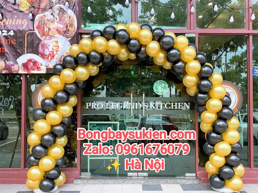 Trang Trí Khai Trương Cổng Bóng Tại Hà Đông Hà Nội