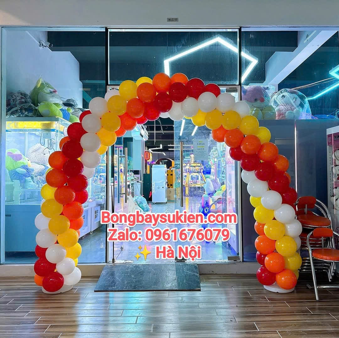 Trang Trí Khai Trương Cổng Bóng Tại Hà Đông Hà Nội