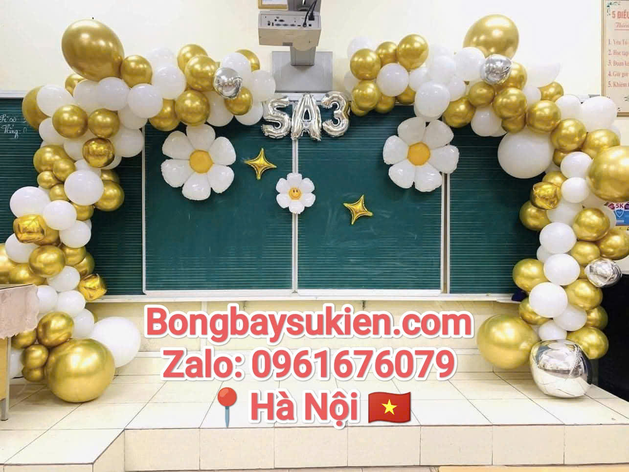 Dịch Vụ Trang Trí Khai Giảng Trường Mầm Non Chào Năm Học Mới