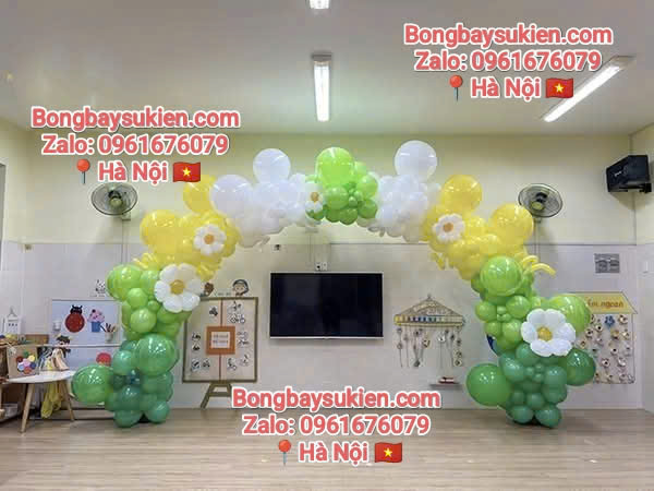 Những Mẫu Trang Trí Bóng Bay Khai Giảng Năm Học Mới Đẹp Nhất