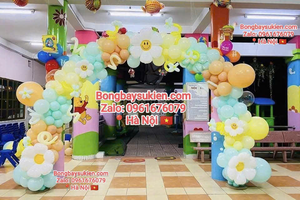 Những Mẫu Trang Trí Bóng Bay Khai Giảng Năm Học Mới Đẹp Nhất