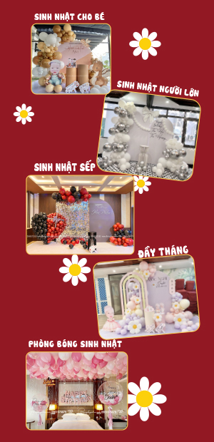 trang trí sinh nhật