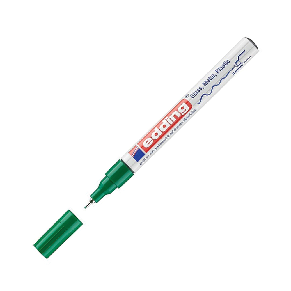 Bút sơn dầu viết thiệp không lem Edding 780 Paint Marker 0.8 mm - Xanh lá cây (Green)
