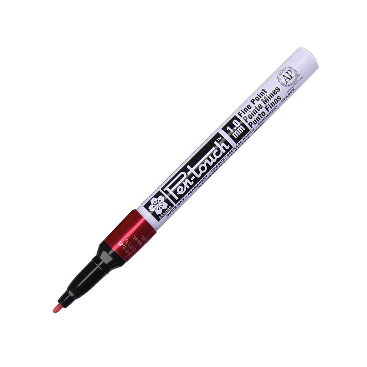 Bút sơn dầu Sakra Pentouch Fine Point 1.0mm đánh dấu đa năng - Đỏ (Red) XPMKA#19