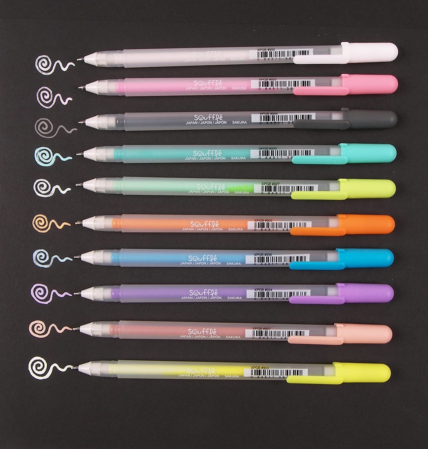 Bút Gel nét mực 3D nhám mờ Sakura Gelly Roll Souffle – Ngòi 0.6mm