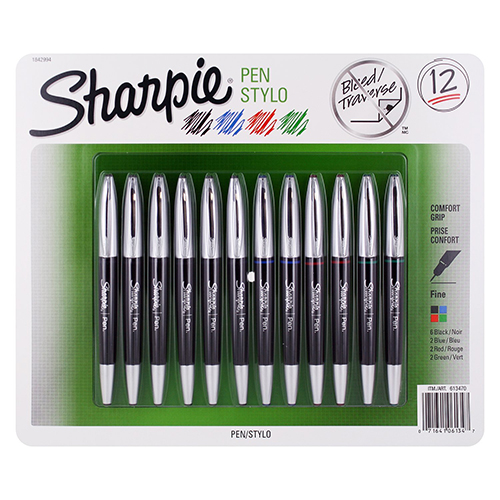 Bút lông kim nắp đậy cao cấp Sharpie Grip Pens Fine 0.8mm (Cây lẻ)