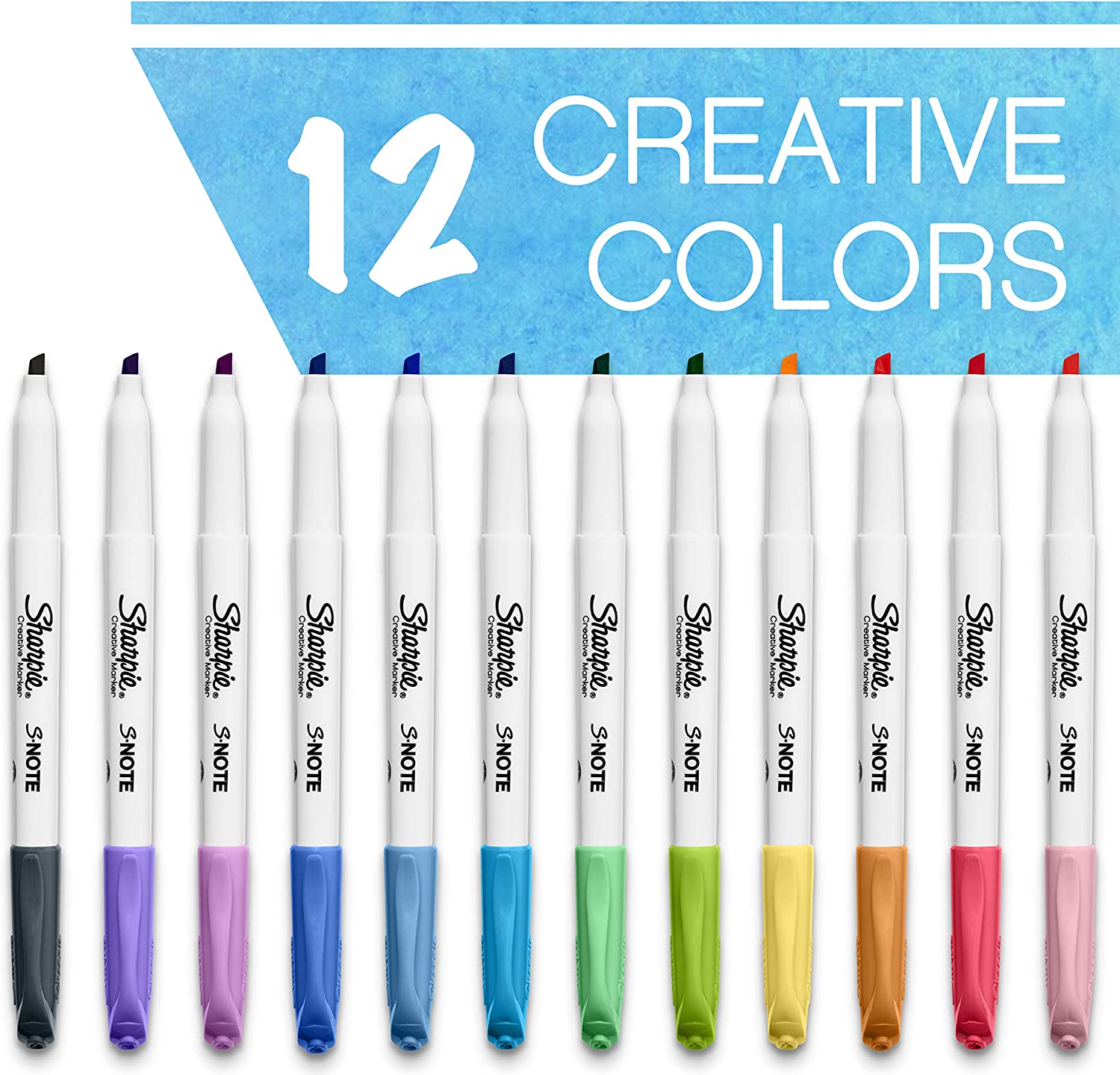 Bút đánh dấu thông minh ngòi vát Sharpie S-Note Creative Markers 2.5mm
