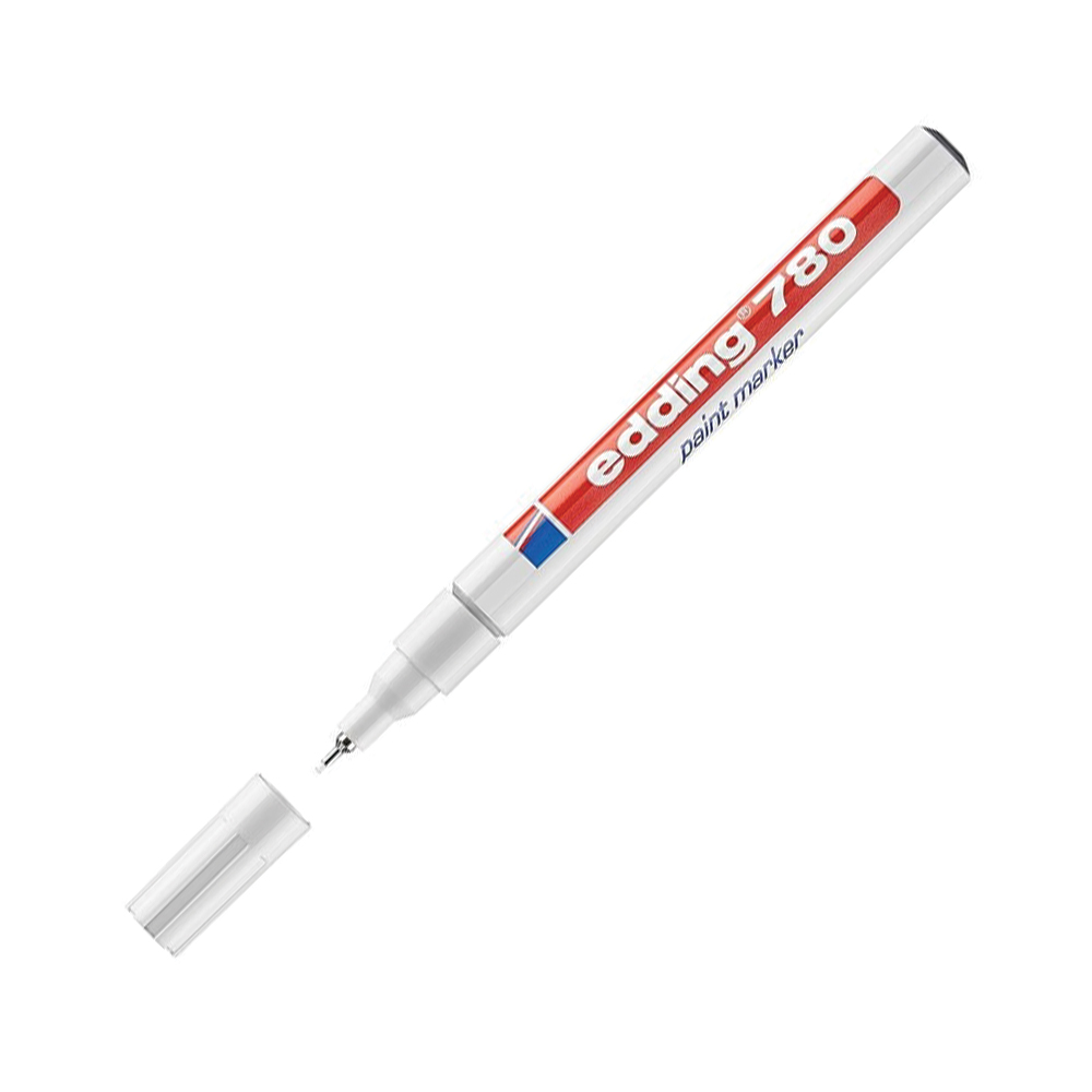 Bút sơn dầu viết thiệp không lem Edding 780 Paint Marker 0.8 mm - Trắng (White)