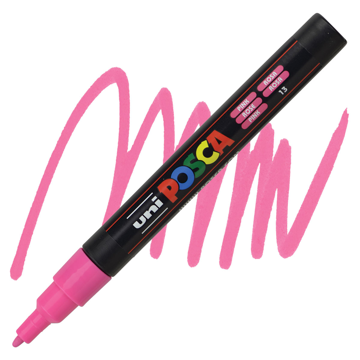 Bút sơn nước vẽ đa chất liệu Uni Posca PC-3M chính hãng ngòi 0.9 - 1.3mm (Cây lẻ)
