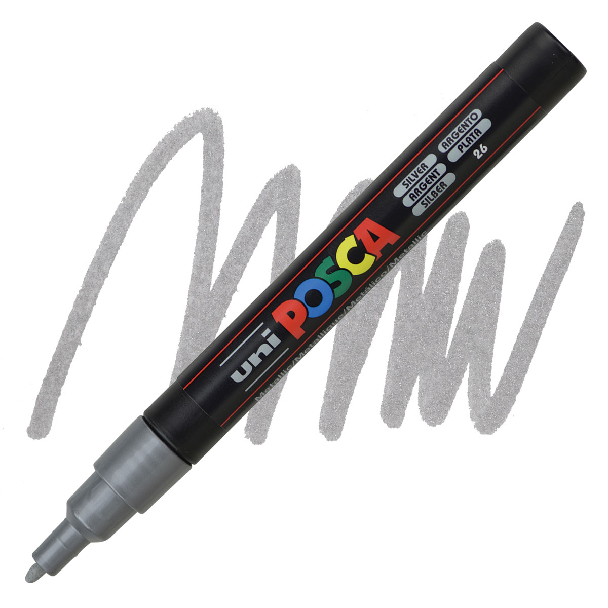 Bút sơn nước vẽ đa chất liệu Uni Posca PC-3M chính hãng ngòi 0.9 - 1.3mm (Cây lẻ)