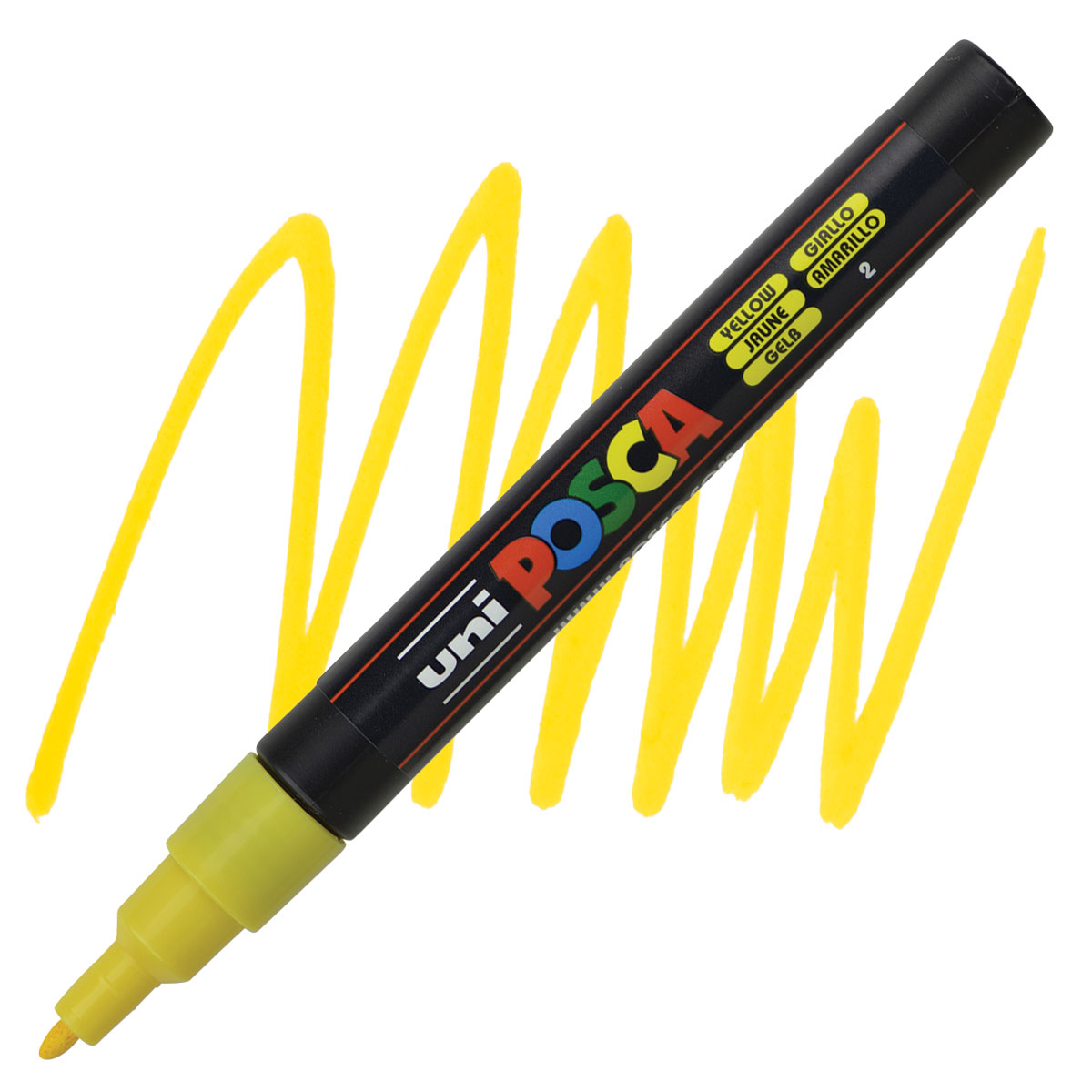 Bút sơn nước vẽ đa chất liệu Uni Posca PC-3M chính hãng ngòi 0.9 - 1.3mm (Cây lẻ)