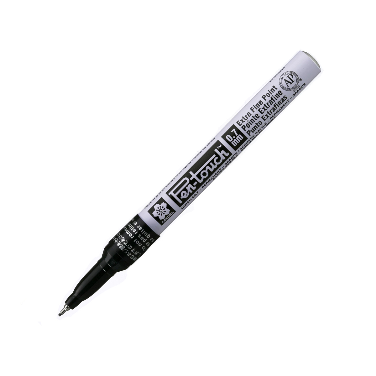 Bút sơn dầu Sakura Pentouch Extra Fine 0.7mm viết thiệp không lem - Đen (Black) XPSKA#49