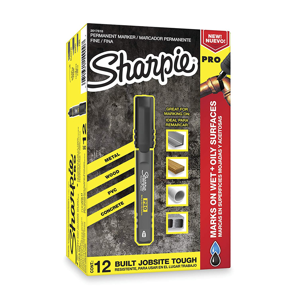Bút lông đánh dấu công nghiệp Sharpie Pro Fine - Đen (Black)