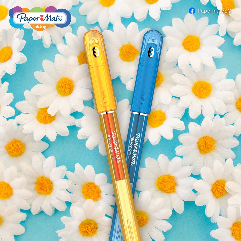 Bút bi mực gel dạng nắp đậy Paper Mate InkJoy 400ST Fine - Ngòi 0.5mm (Cây lẻ)