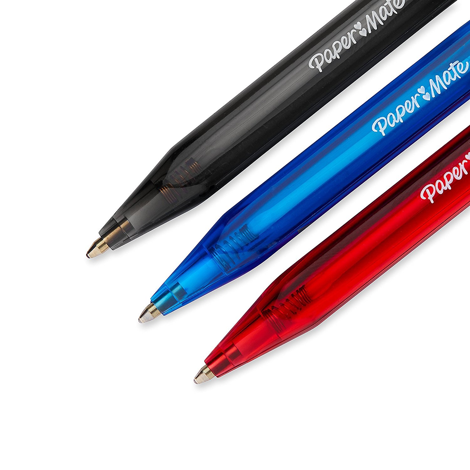 Bút bi đầu bấm mực trơn, viết êm tay Paper Mate InkJoy 100 RT - Ngòi 1.0mm (Cây lẻ)