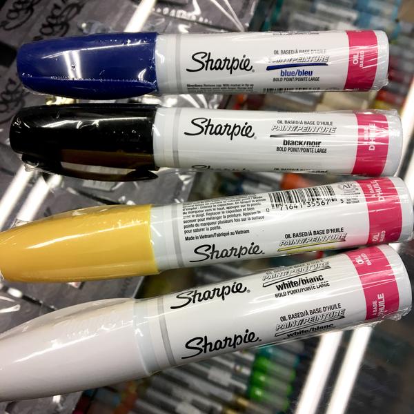 Bút sơn dầu ngòi to vẽ đa chất liệu Sharpie Oil Based Bold Point 5.0mm (Cây lẻ)