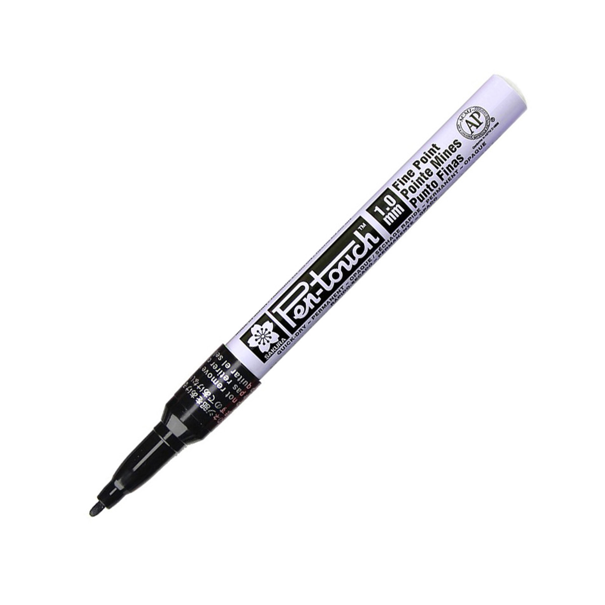 Bút sơn dầu Sakra Pentouch Fine Point 1.0mm đánh dấu đa năng - Đen (Black) XPMKA#49