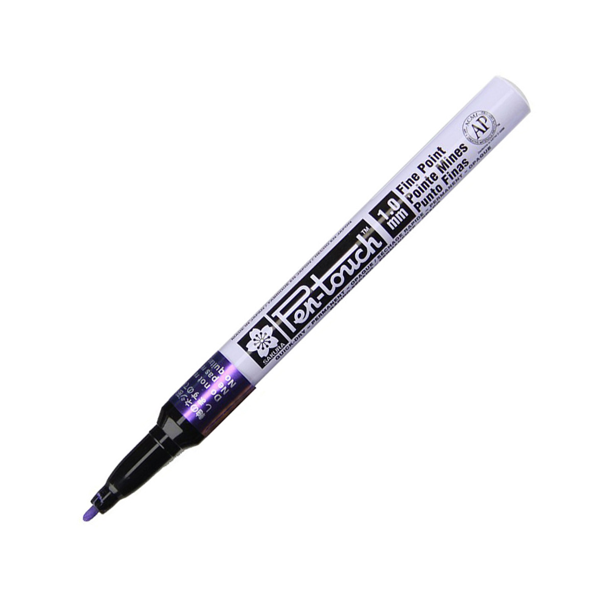 Bút sơn dầu Sakra Pentouch Fine Point 1.0mm đánh dấu đa năng - Tím (Purple) XPMKA#24
