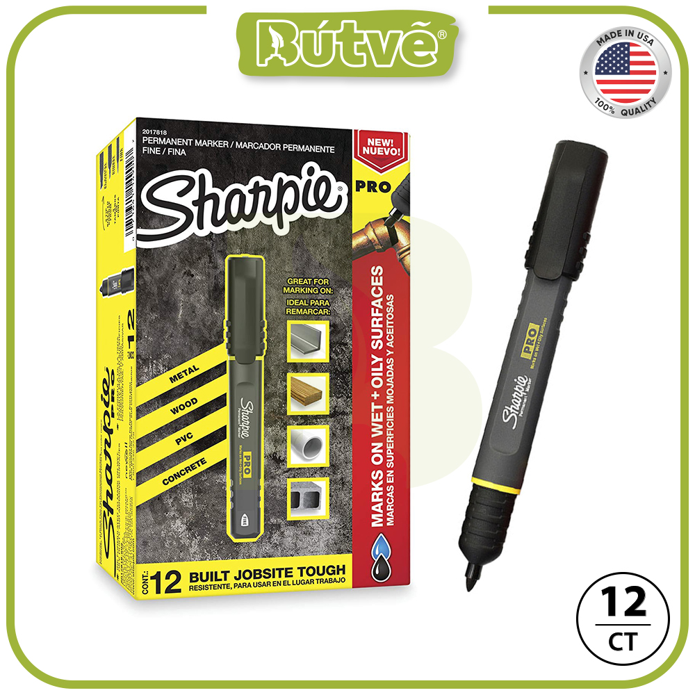 Bút lông đánh dấu công nghiệp Sharpie Pro Fine - Đen (Black)