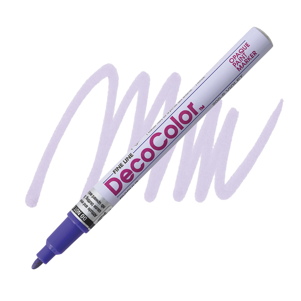 Bút sơn dầu đánh dấu công nghiệp Marvy DecoColor Industrial Paint Marker Fine 1.4mm - Tím (Violet) #221