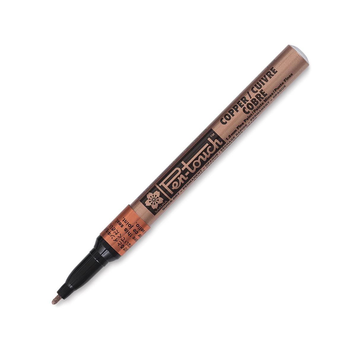 Bút sơn dầu Sakra Pentouch Fine Point 1.0mm đánh dấu đa năng - Đồng ánh kim (Copper) 41303
